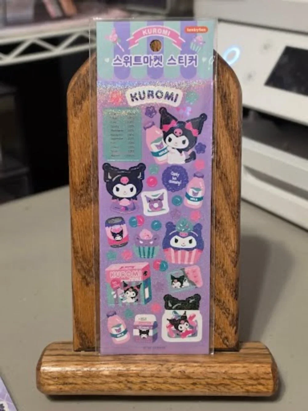 STK-2576 Kuromi Licensed Sticker Sheet